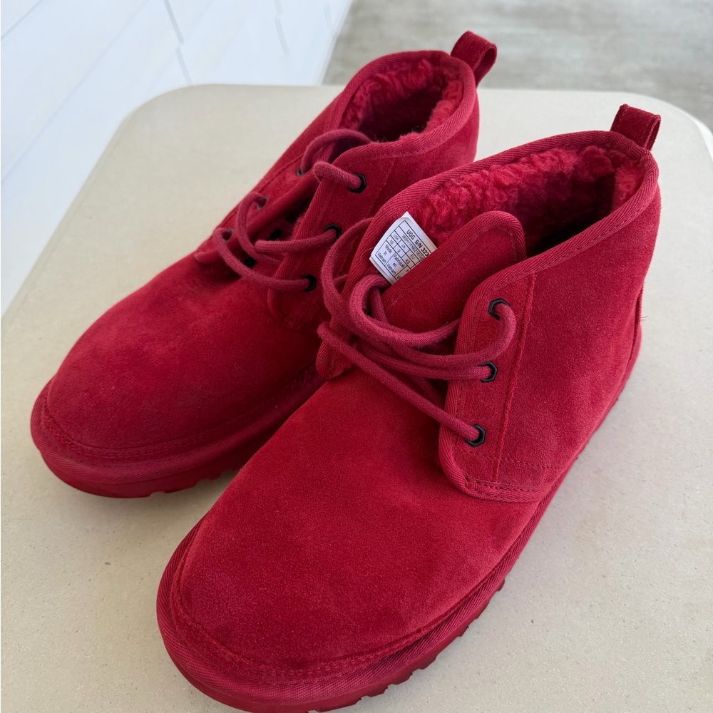 UGG Neumel Classic Boots Samba Red Men’s Size 10